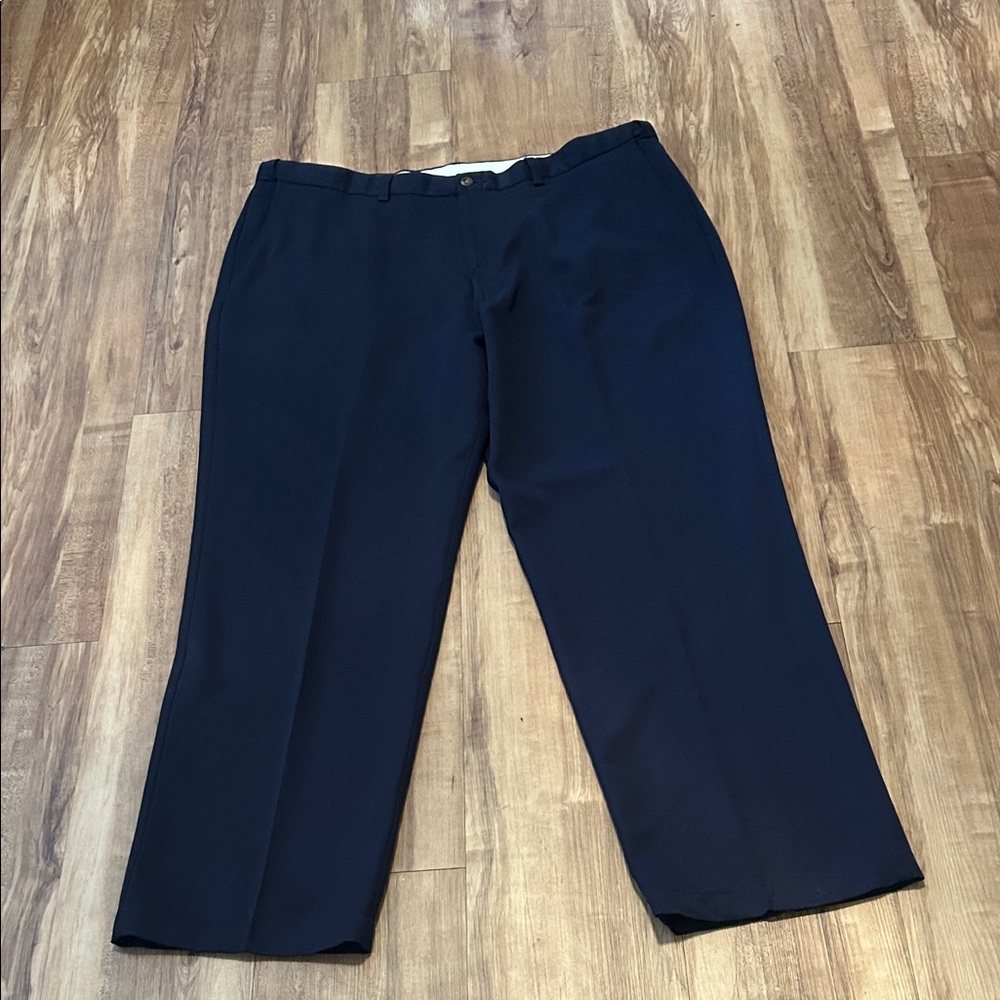 Haggar Men's Dress Pants - Navy Blue